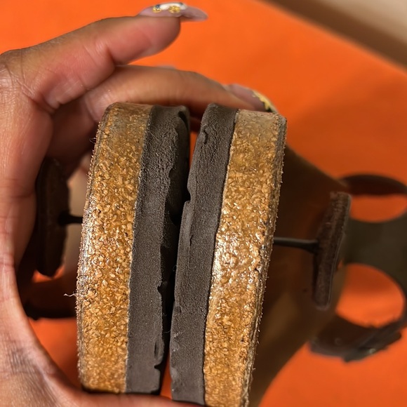 Birkenstock Gizeh bronze sandals 8/Euro 39 - Picture 12 of 12